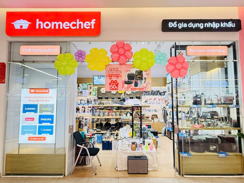 gian hàng Homechef